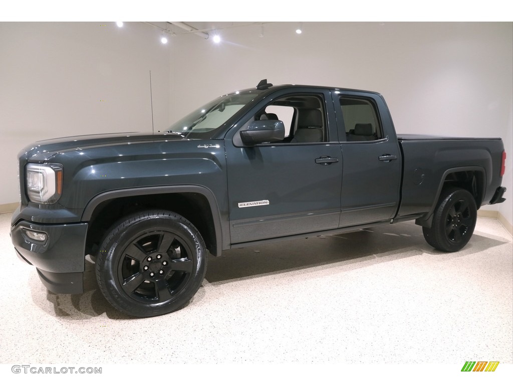 Dark Slate Metallic 2017 GMC Sierra 1500 Elevation Edition Double Cab 4WD Exterior Photo #139086844