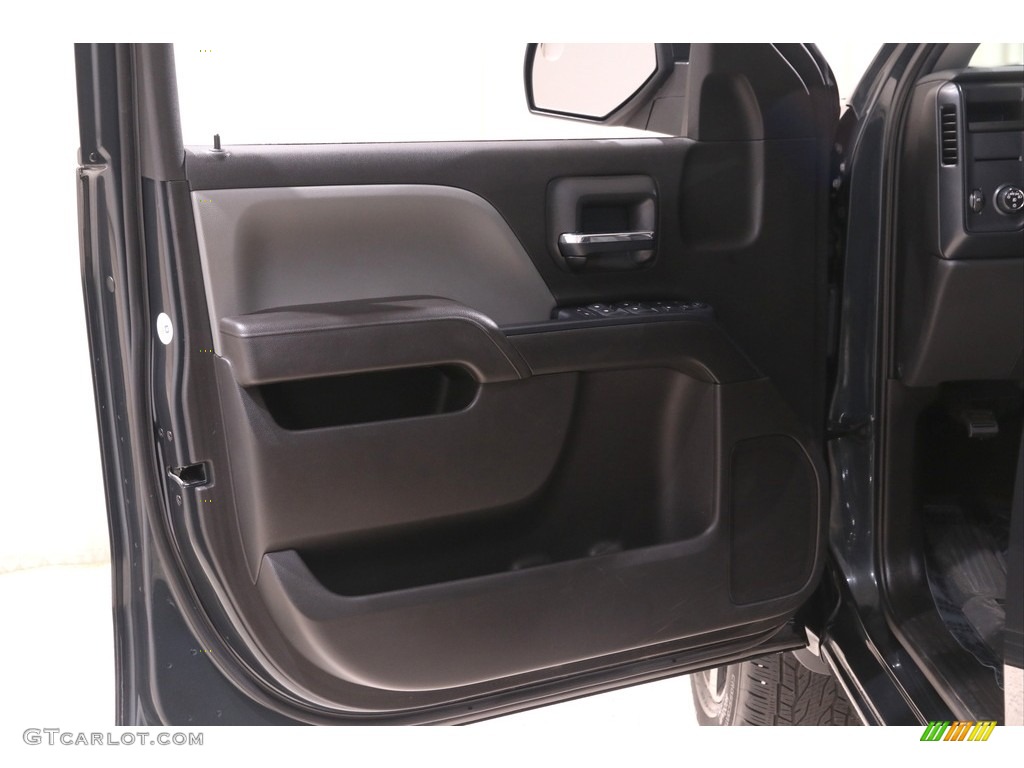 2017 GMC Sierra 1500 Elevation Edition Double Cab 4WD Dark Ash/Jet Black Door Panel Photo #139086859