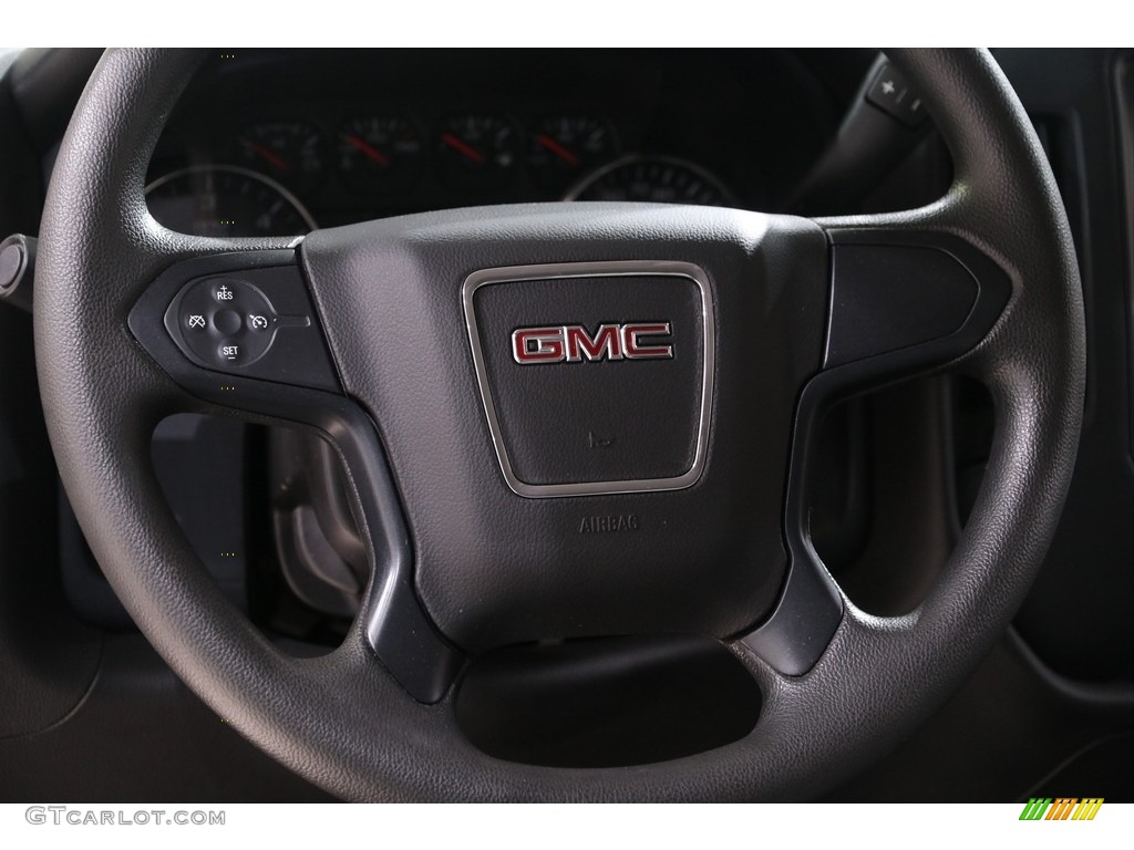 2017 GMC Sierra 1500 Elevation Edition Double Cab 4WD Dark Ash/Jet Black Steering Wheel Photo #139086889