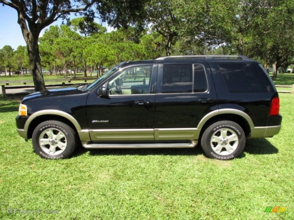 2004 Explorer Eddie Bauer 4x4 - Black / Medium Parchment photo #11