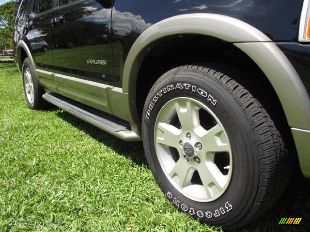 2004 Explorer Eddie Bauer 4x4 - Black / Medium Parchment photo #33