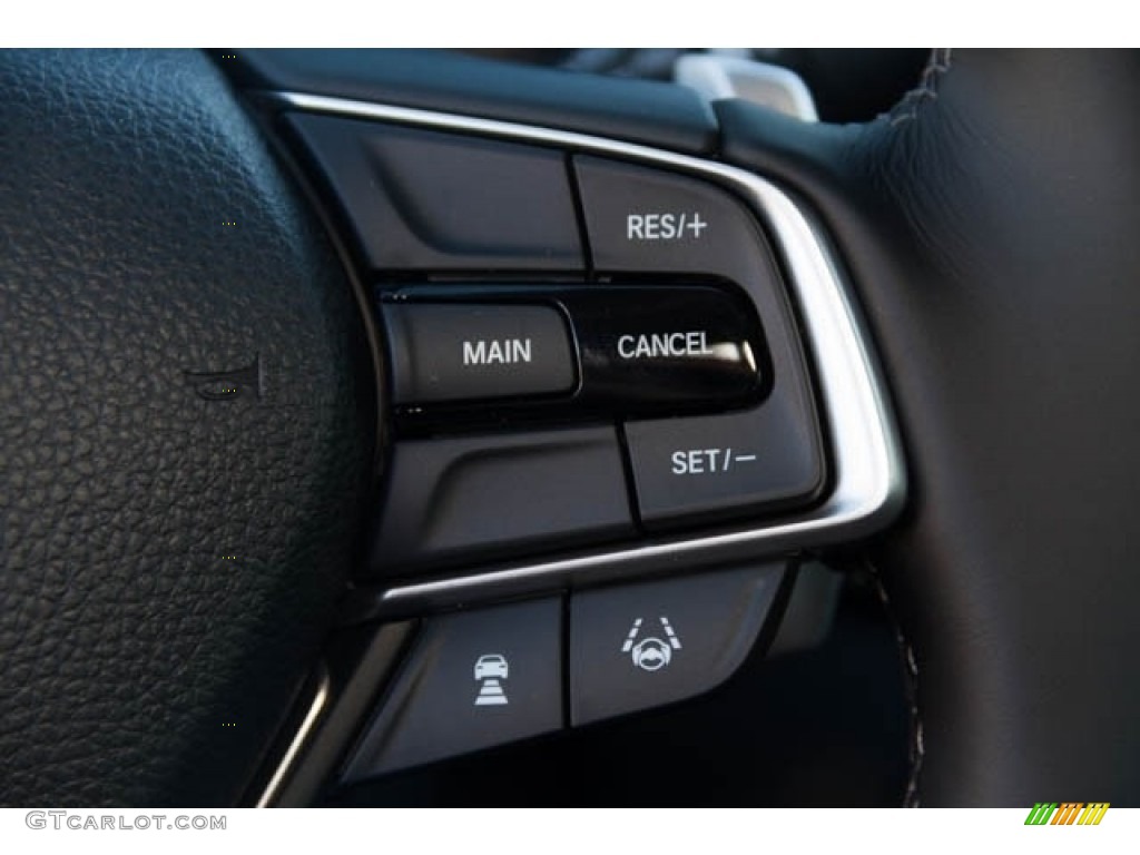 2020 Honda Accord EX-L Sedan Black Steering Wheel Photo #139090111