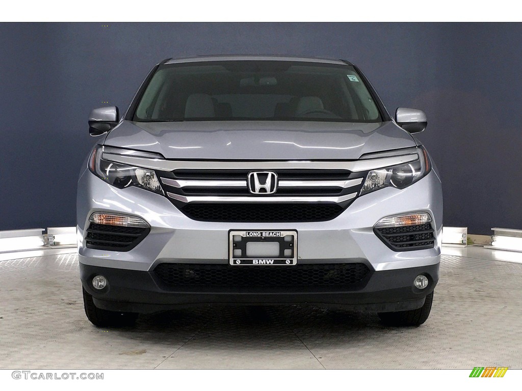 2017 Pilot EX-L - Lunar Silver Metallic / Gray photo #2