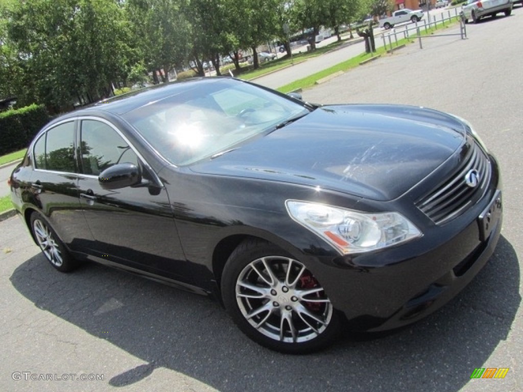 2008 G 35 S Sport Sedan - Black Obsidian / Graphite photo #3