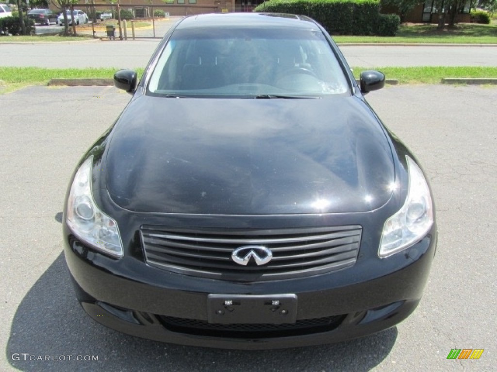 2008 G 35 S Sport Sedan - Black Obsidian / Graphite photo #5