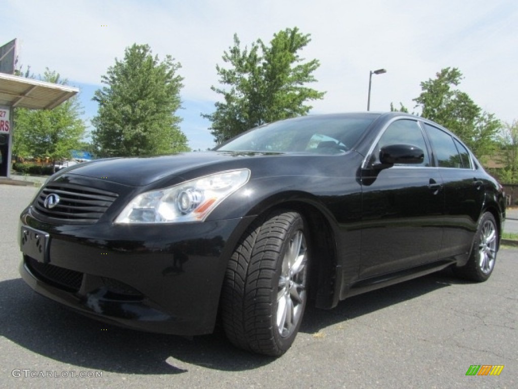2008 G 35 S Sport Sedan - Black Obsidian / Graphite photo #6
