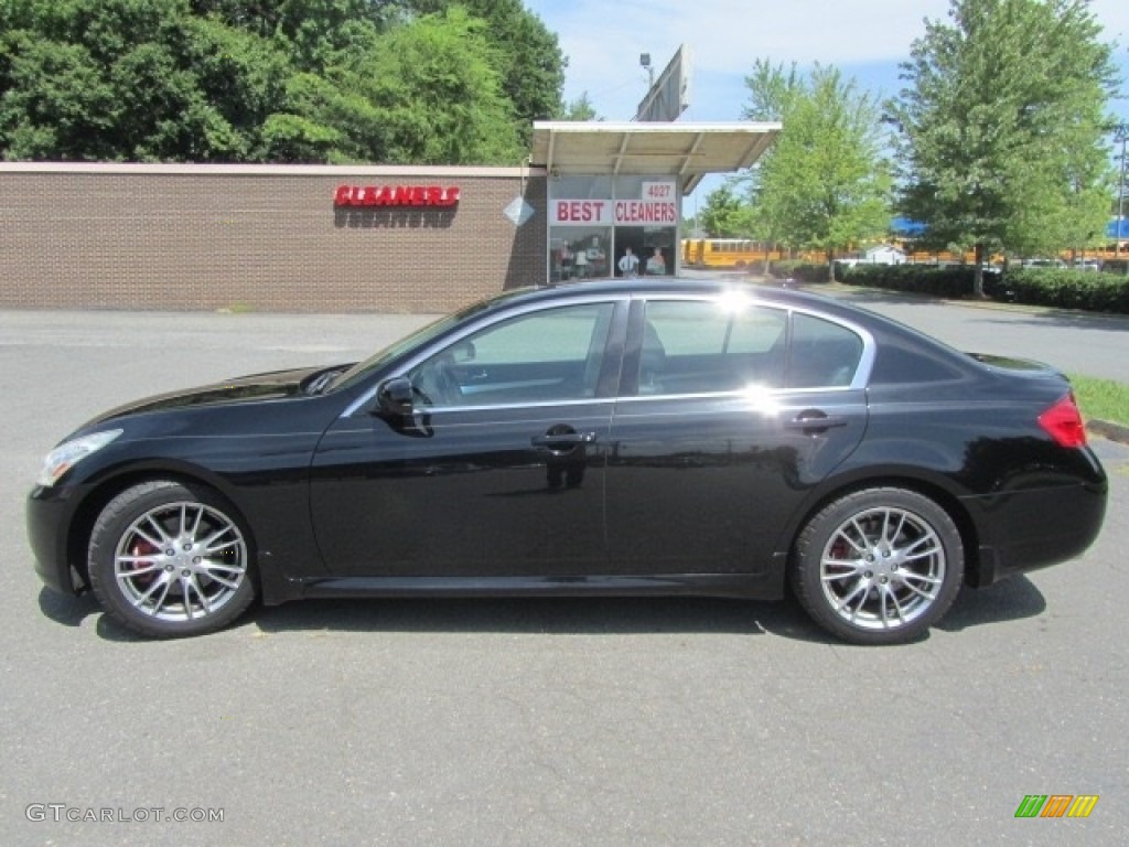 2008 G 35 S Sport Sedan - Black Obsidian / Graphite photo #7