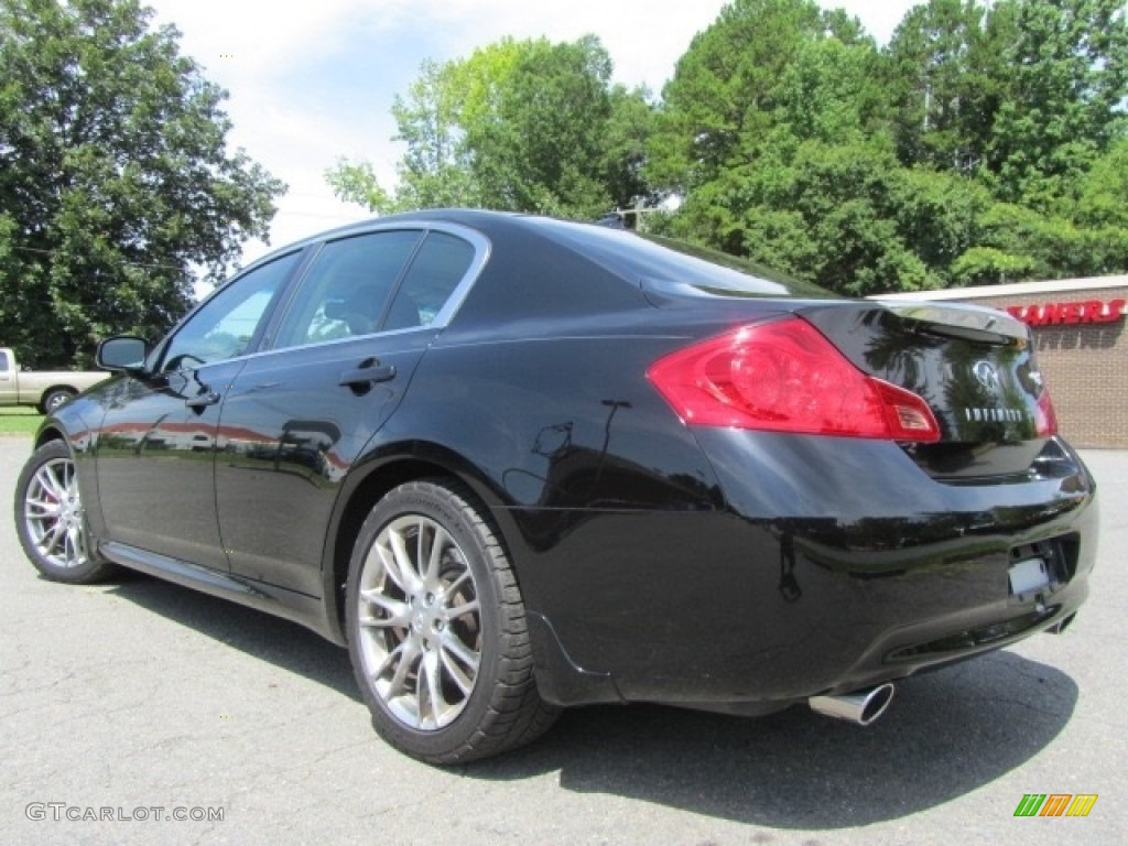 2008 G 35 S Sport Sedan - Black Obsidian / Graphite photo #8