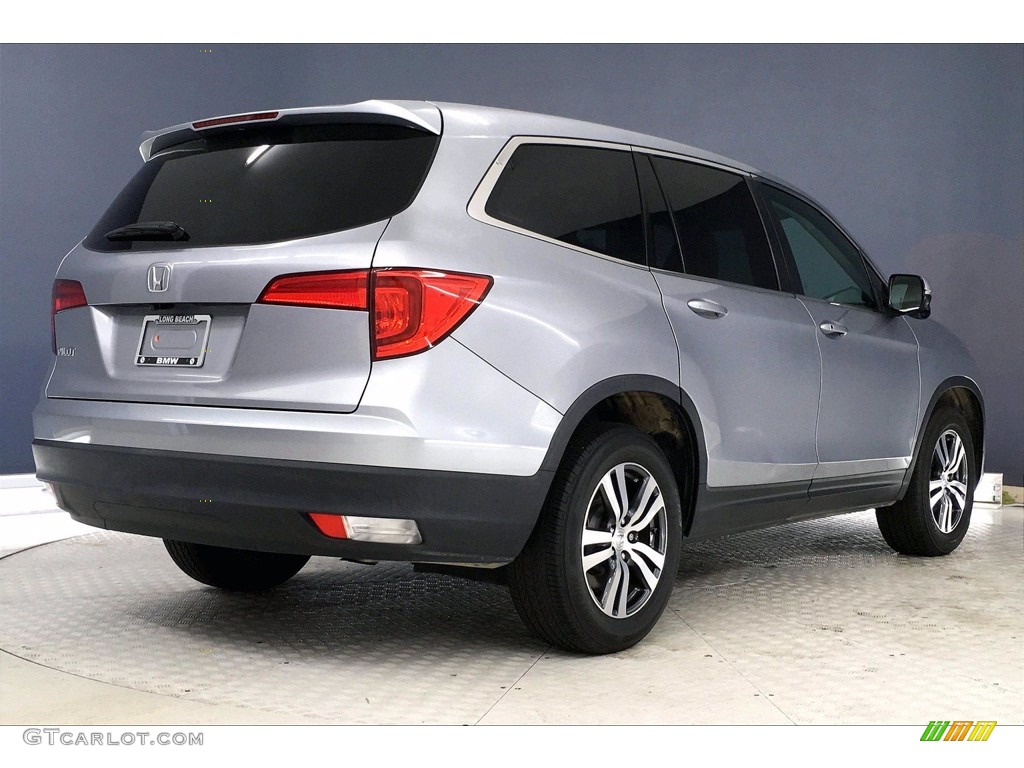 2017 Pilot EX-L - Lunar Silver Metallic / Gray photo #13