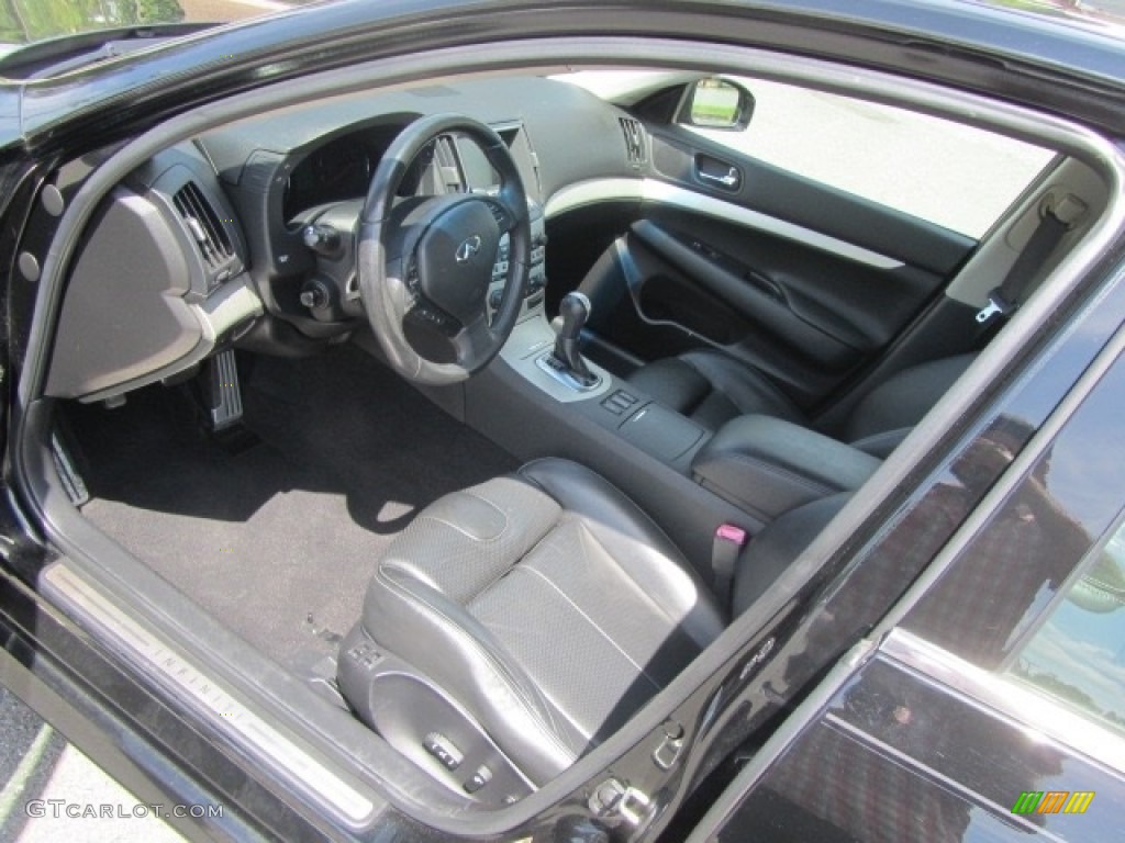 2008 G 35 S Sport Sedan - Black Obsidian / Graphite photo #17