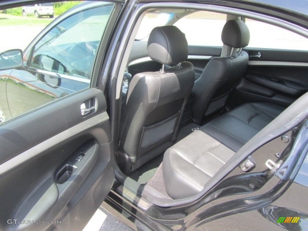 2008 G 35 S Sport Sedan - Black Obsidian / Graphite photo #19