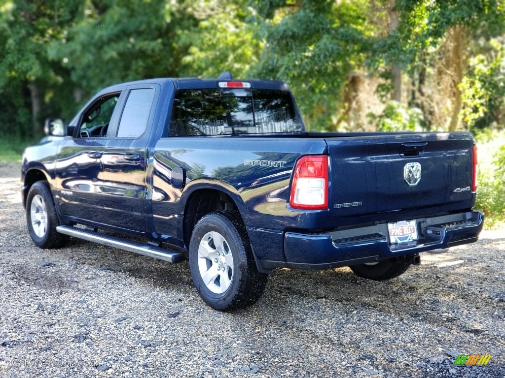 2020 1500 Big Horn Quad Cab 4x4 - Hydro Blue Pearl / Black photo #6