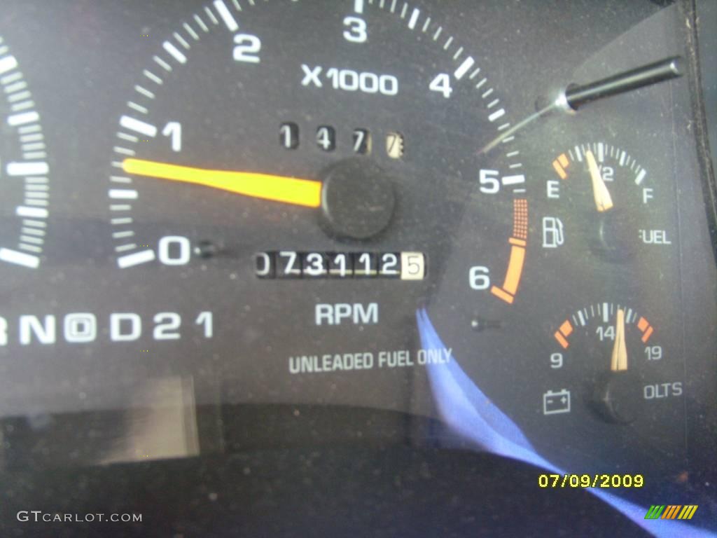 1997 S10 LS Extended Cab - Light Stellar Blue Metallic / Graphite photo #12