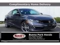 Modern Steel Metallic 2020 Honda Civic EX Coupe