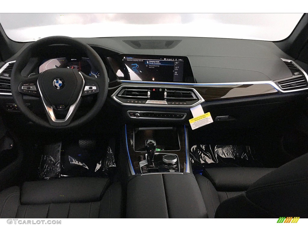 Black Interior 2021 BMW X5 xDrive45e Photo #139097185