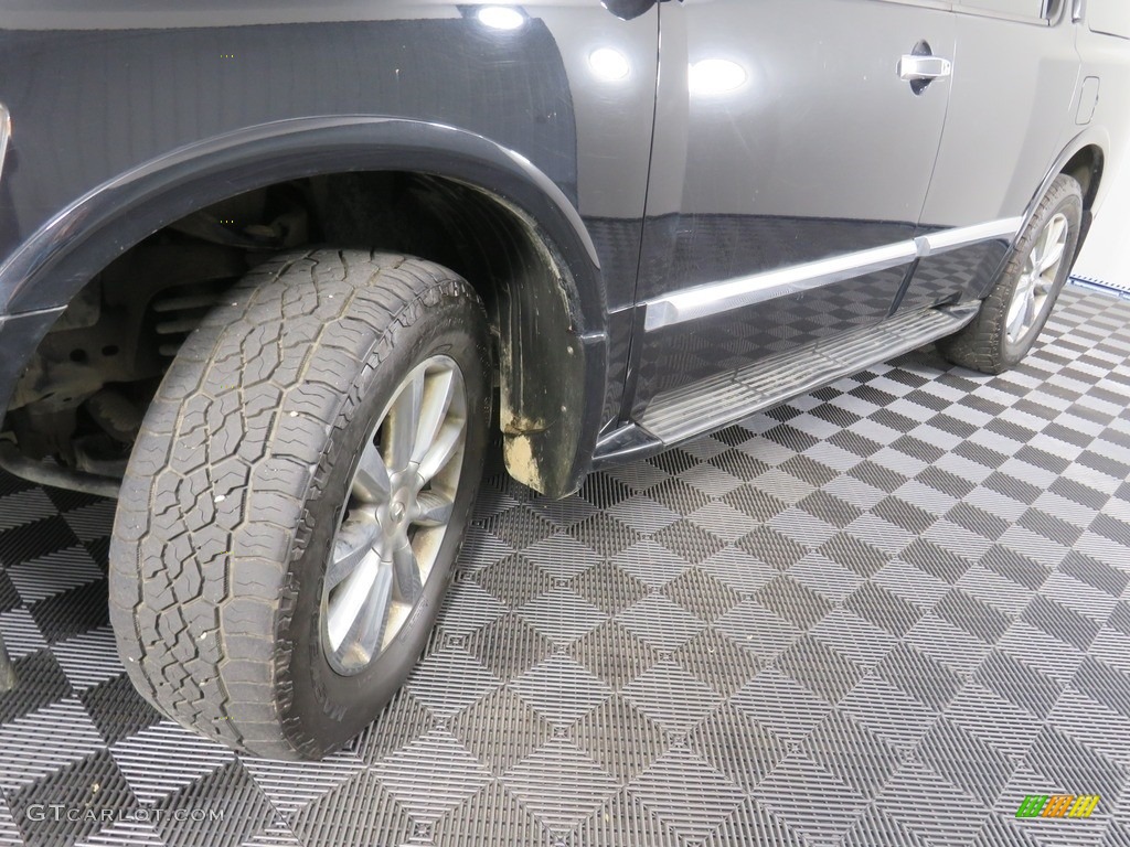 2008 QX 56 4WD - Liquid Onyx Black / Charcoal photo #11