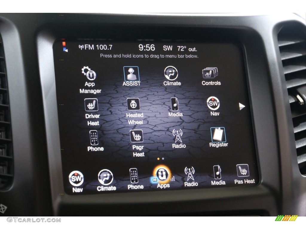 2016 Cherokee Latitude 4x4 - True Blue Pearl / Black photo #13