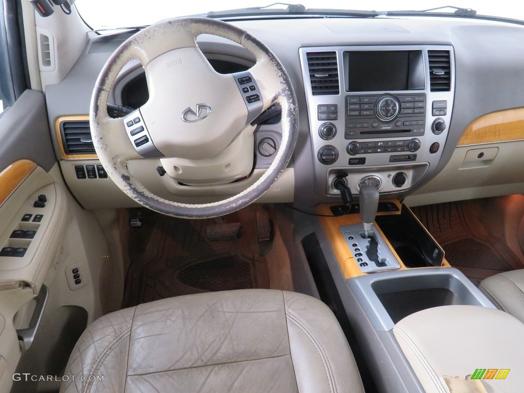 2008 QX 56 4WD - Liquid Onyx Black / Charcoal photo #39