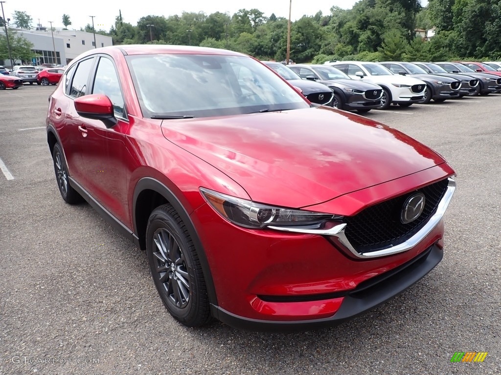2020 CX-5 Touring AWD - Soul Red Crystal Metallic / Black photo #3