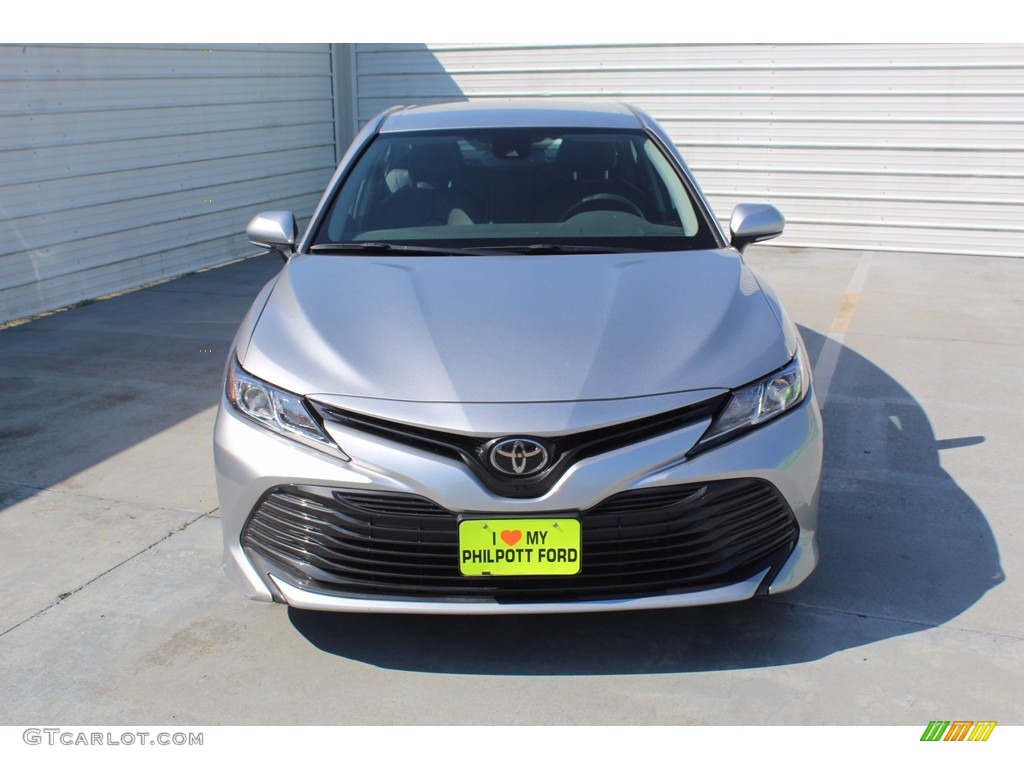2019 Camry LE - Celestial Silver Metallic / Ash photo #3