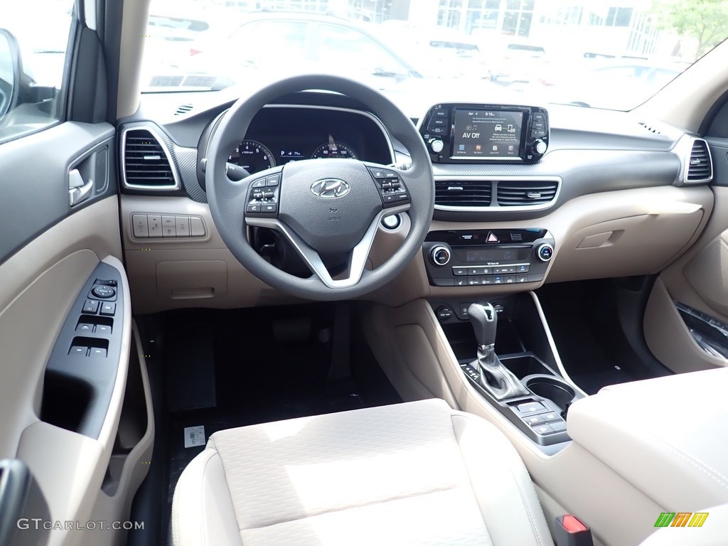 Beige Interior 2021 Hyundai Tucson SEL AWD Photo #139105321
