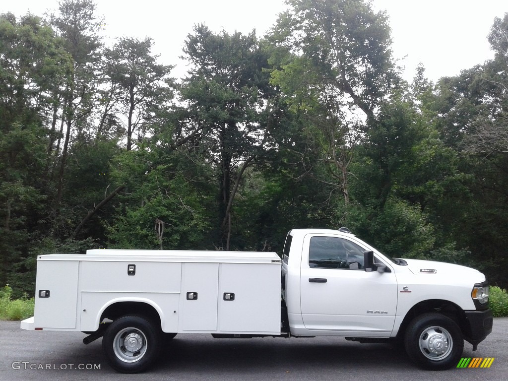 2020 3500 Tradesman Regular Cab 4x4 Chassis - Bright White / Black/Diesel Gray photo #5