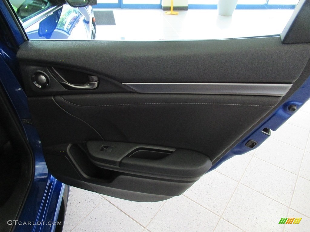 2017 Civic Sport Touring Hatchback - Aegean Blue Metallic / Black photo #19