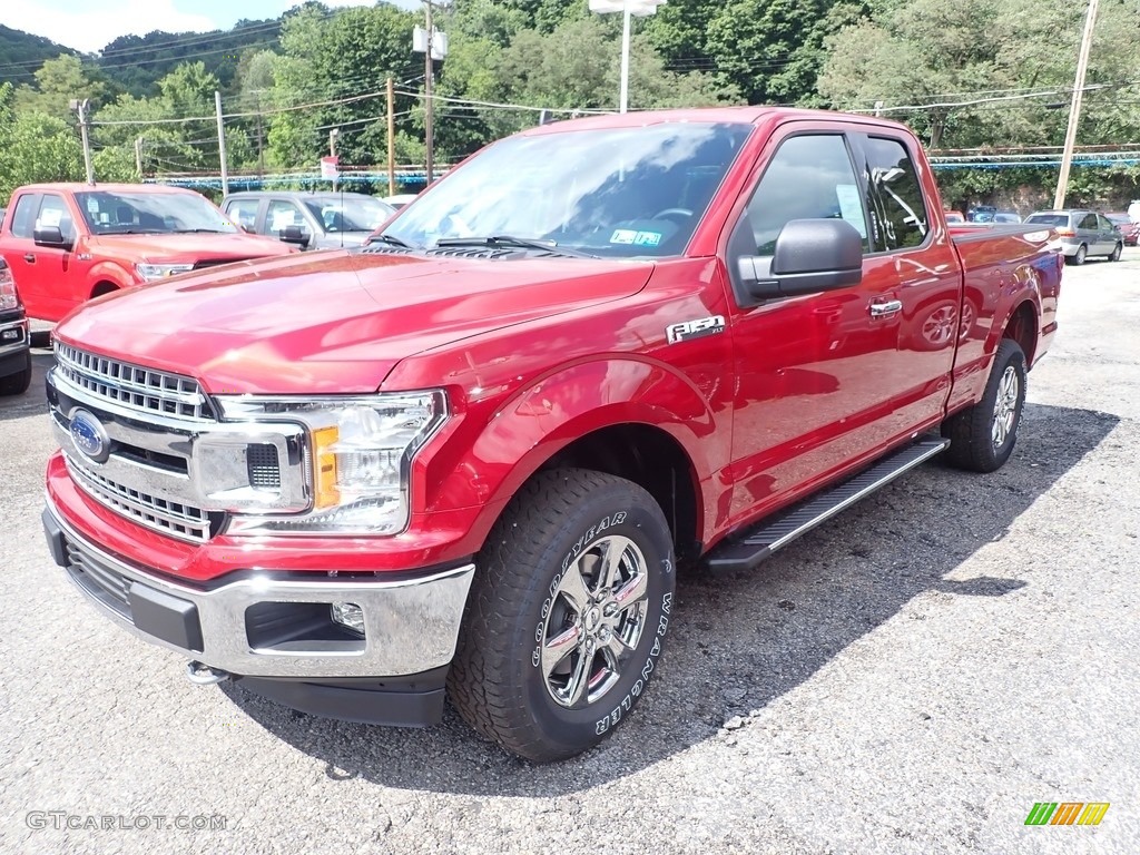 Rapid Red 2020 Ford F150 XLT SuperCab 4x4 Exterior Photo #139106191
