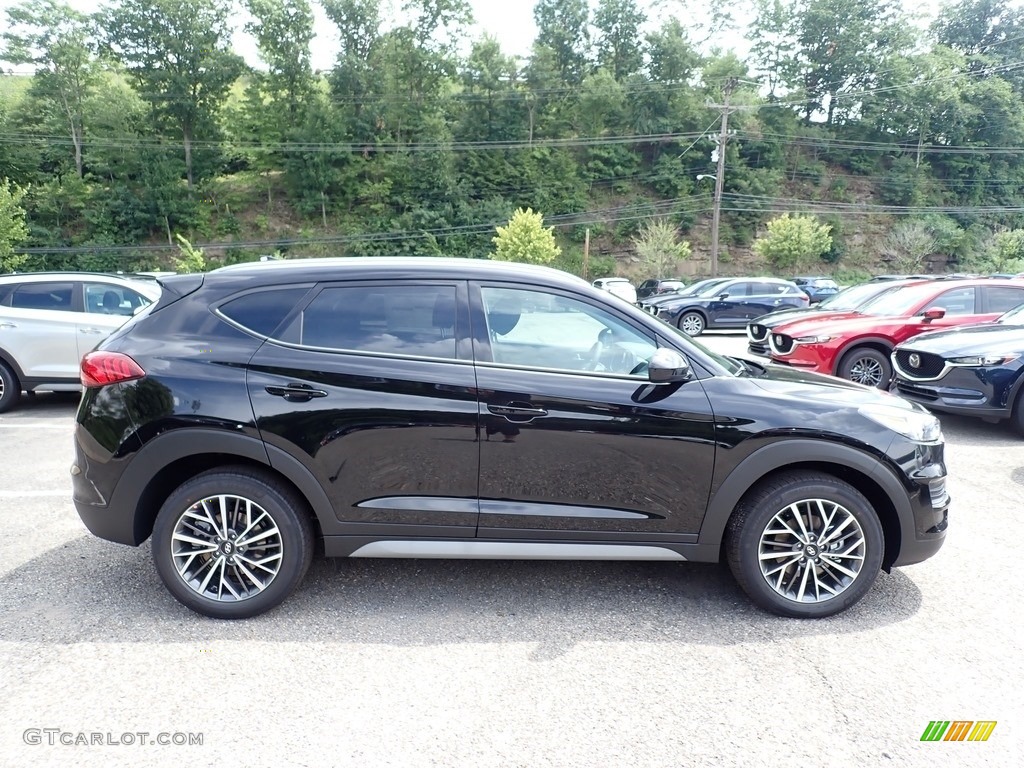 Black Noir Pearl 2021 Hyundai Tucson SEL AWD Exterior Photo #139106263