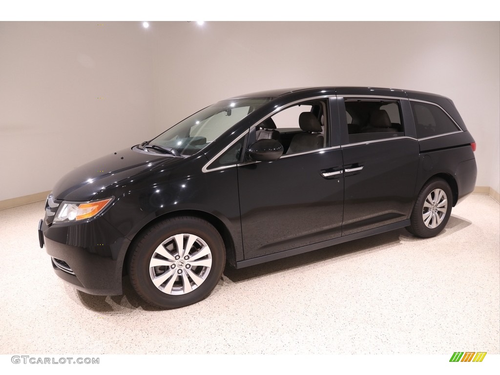 Crystal Black Pearl 2017 Honda Odyssey EX Exterior Photo #139107217