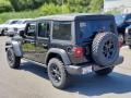 2020 Black Jeep Wrangler Unlimited Willys 4x4  photo #4