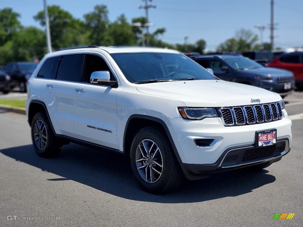 2020 Grand Cherokee Limited 4x4 - Bright White / Black photo #1