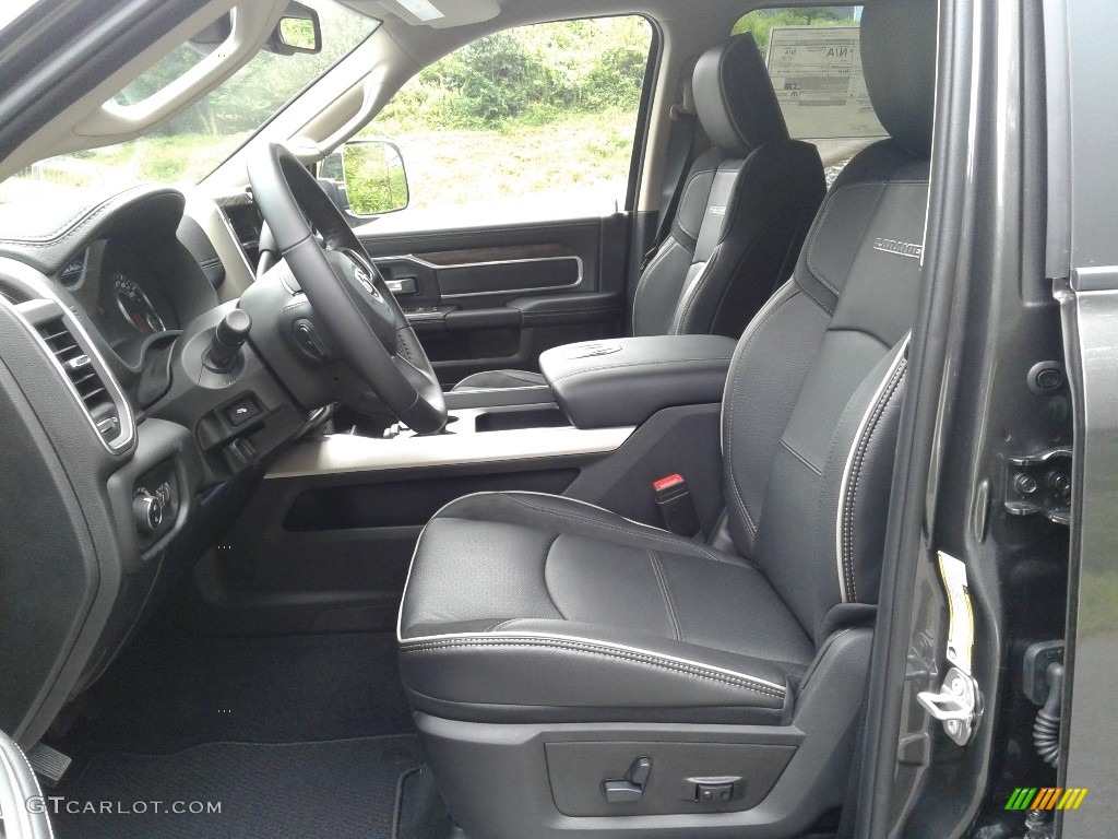 Black Interior 2020 Ram 3500 Laramie Mega Cab 4x4 Photo #139108924