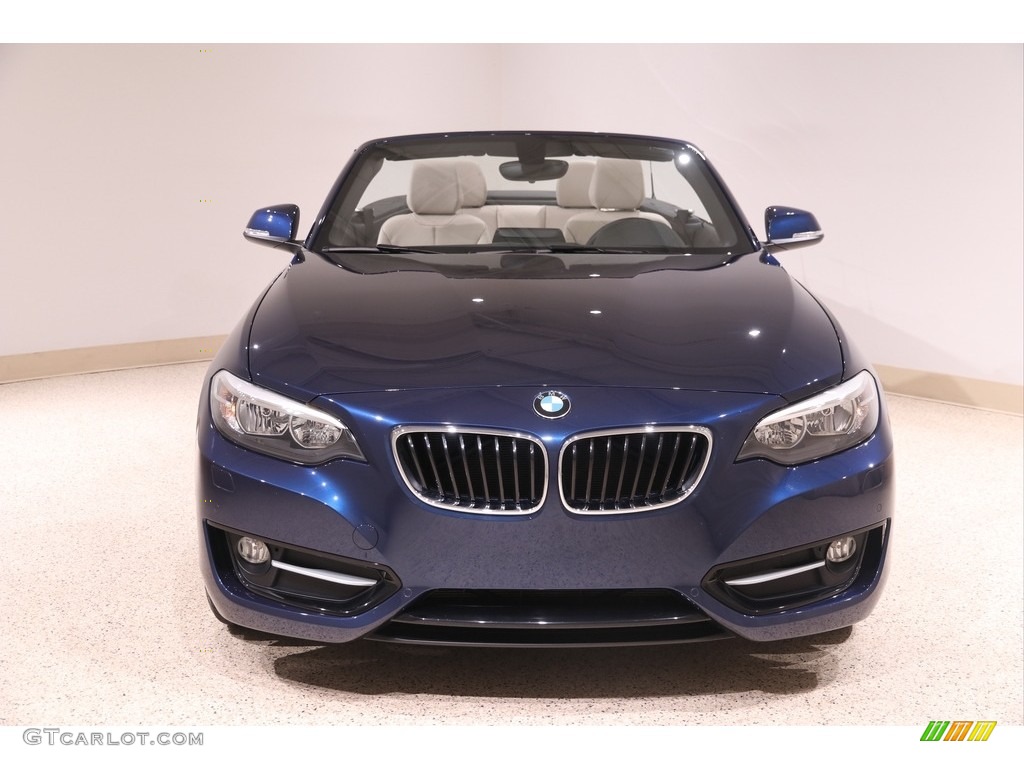 2017 2 Series 230i xDrive Convertible - Deep Sea Blue Metallic / Oyster photo #3