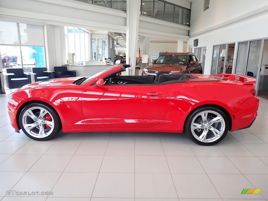 Red Hot 2020 Chevrolet Camaro LT Convertible Exterior Photo #139110283