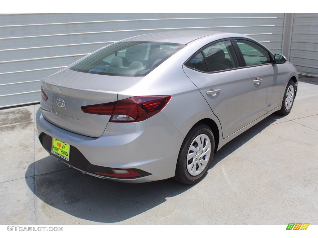 2020 Elantra SE - Stellar Silver / Gray photo #8