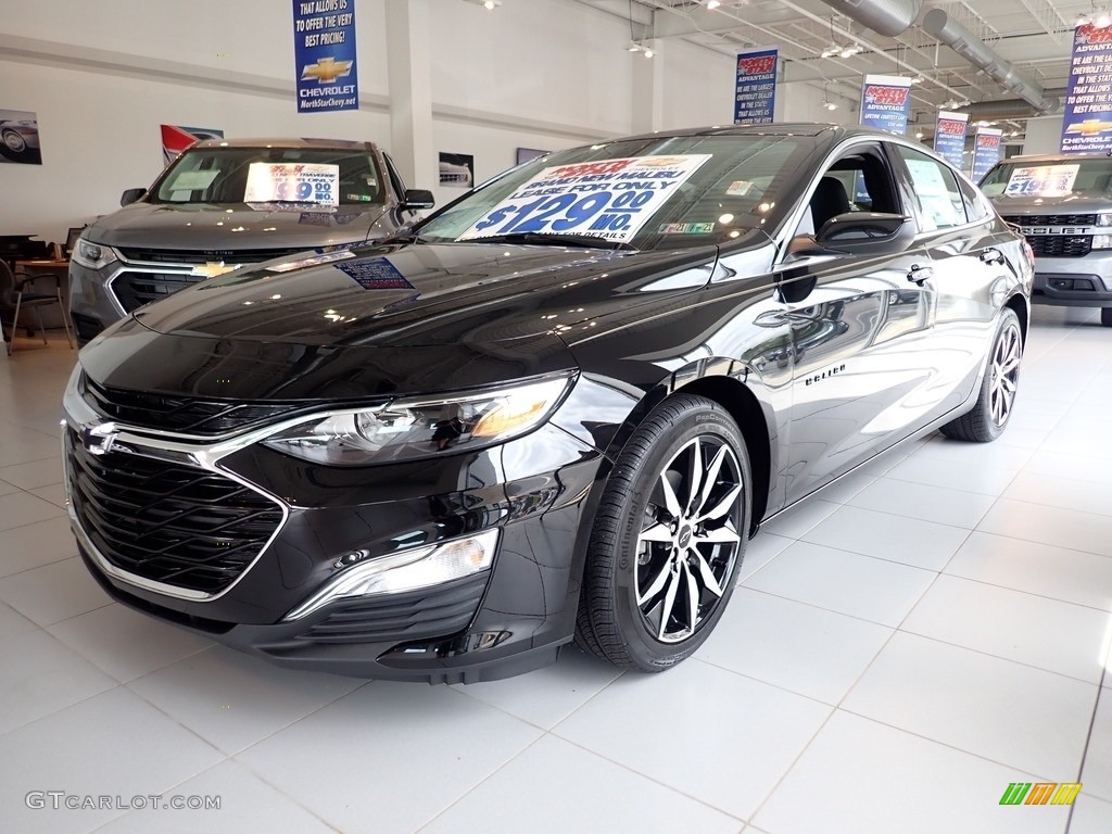 2020 Malibu RS - Mosaic Black Metallic / Jet Black photo #2