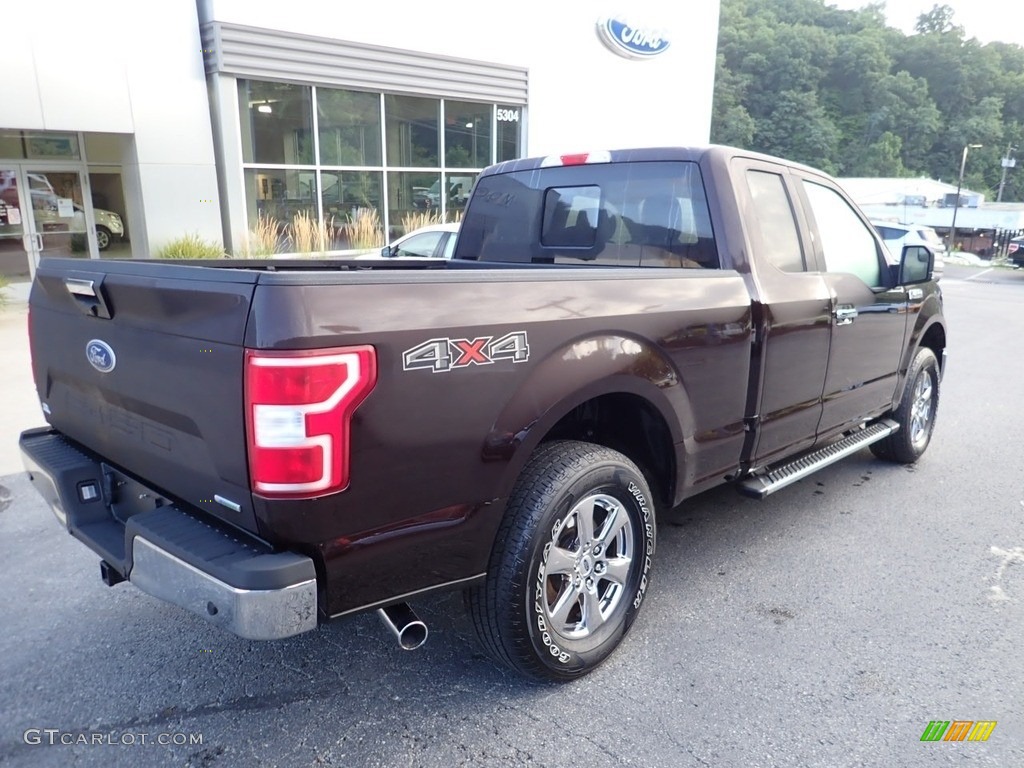 2019 F150 XLT SuperCab 4x4 - Magma Red / Earth Gray photo #2
