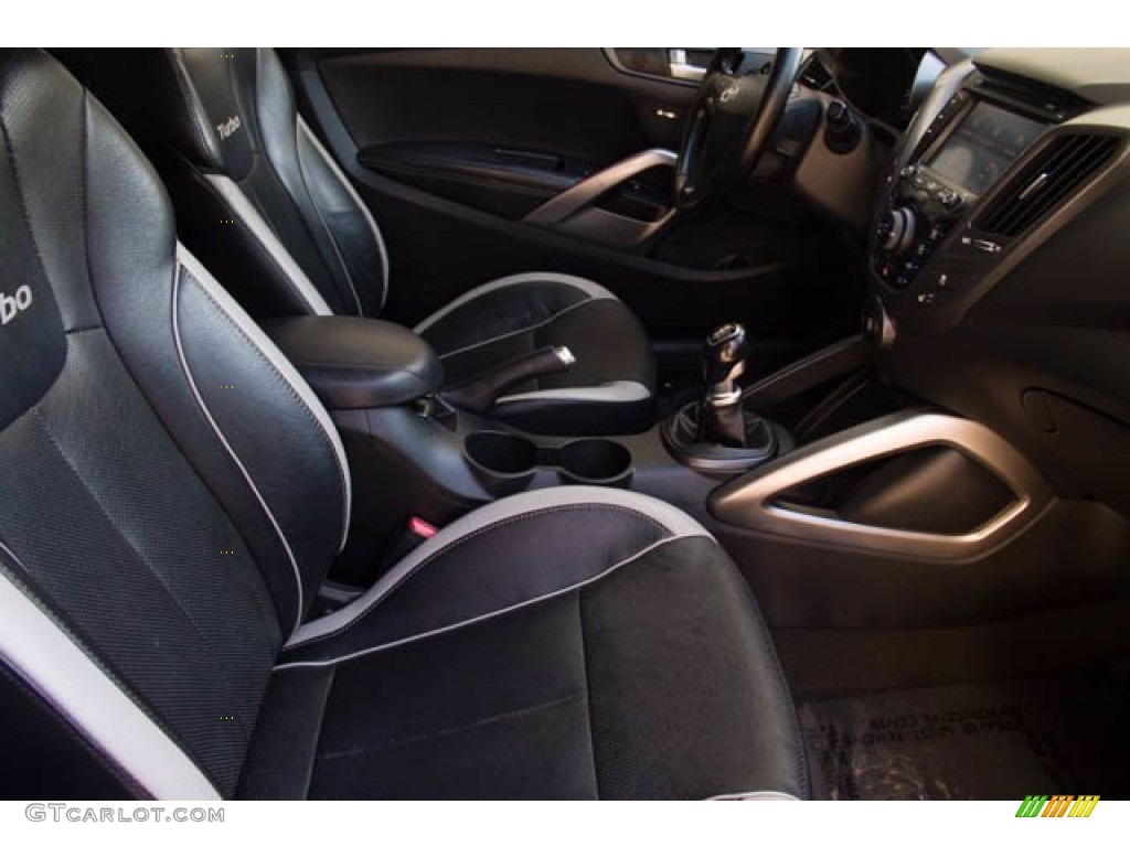 2013 Veloster Turbo - Boston Red / Black photo #16