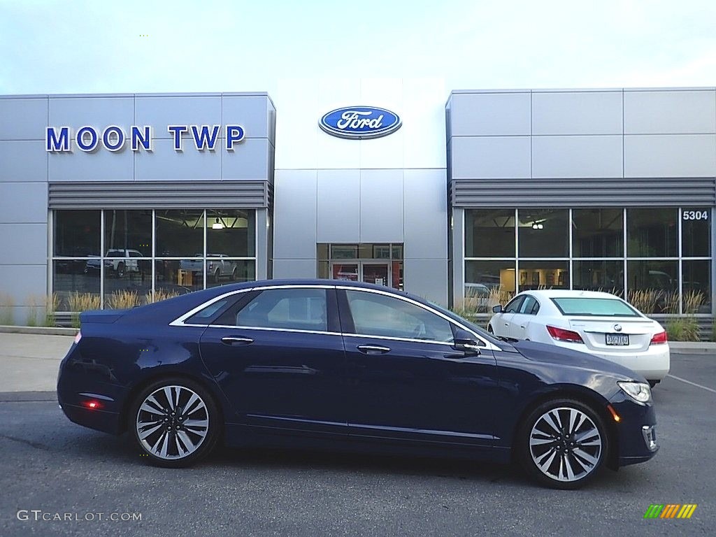 Blue Diamond Metallic Lincoln MKZ