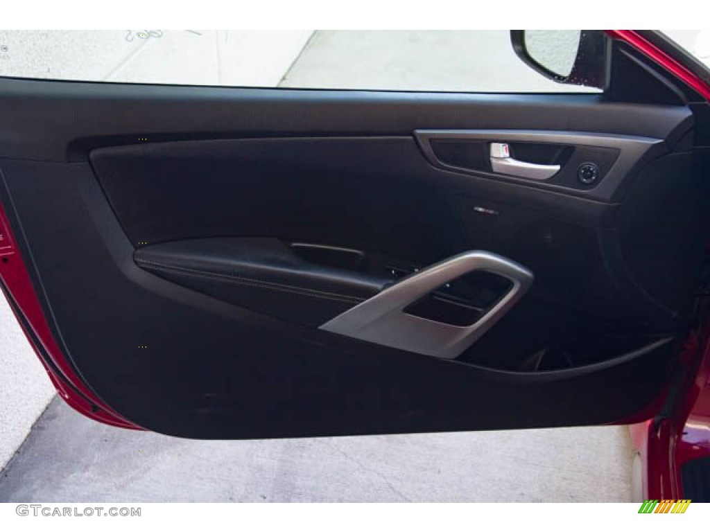 2013 Veloster Turbo - Boston Red / Black photo #21