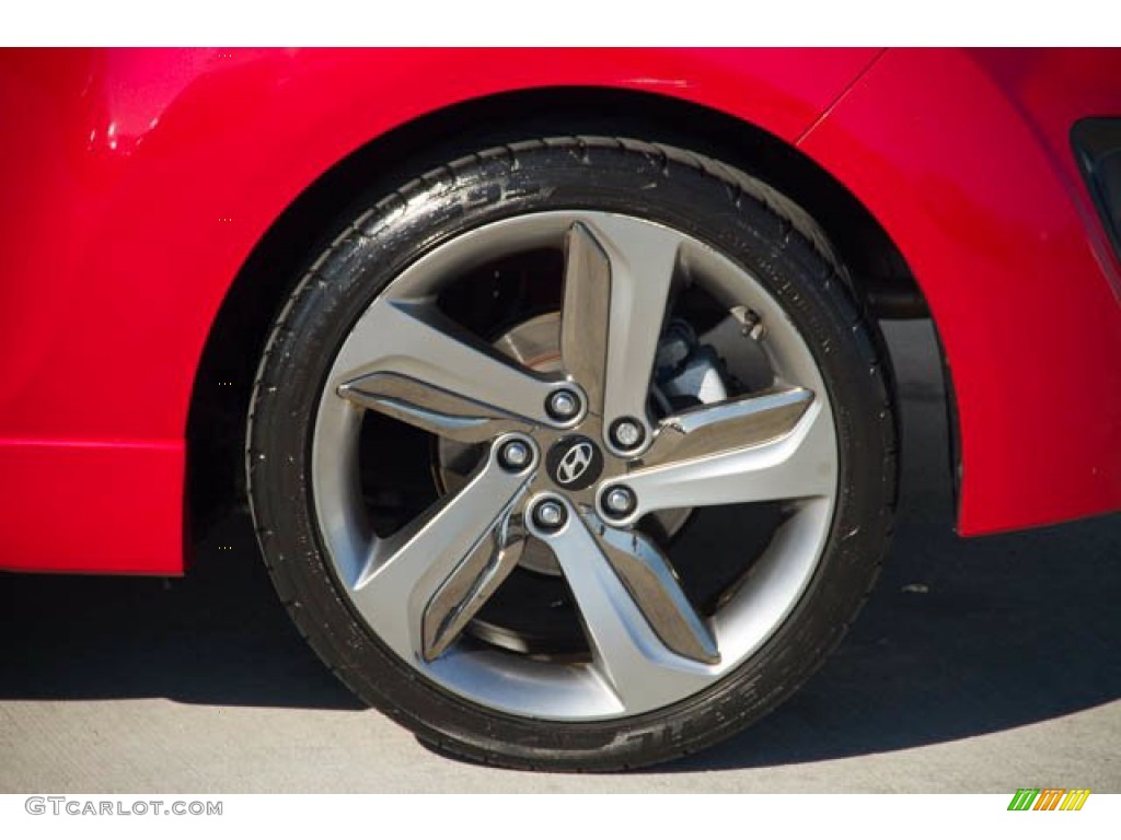 2013 Veloster Turbo - Boston Red / Black photo #28