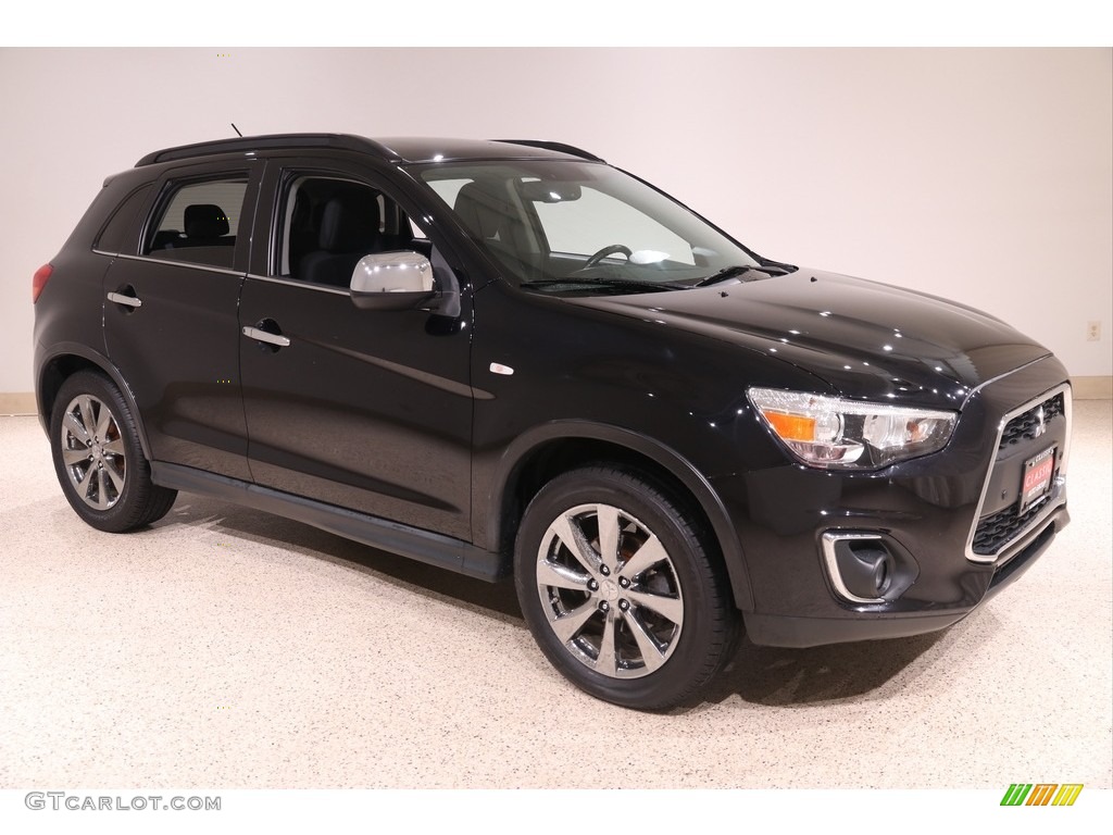 2013 Outlander Sport LE AWD - Labrador Black Pearl / Black photo #1