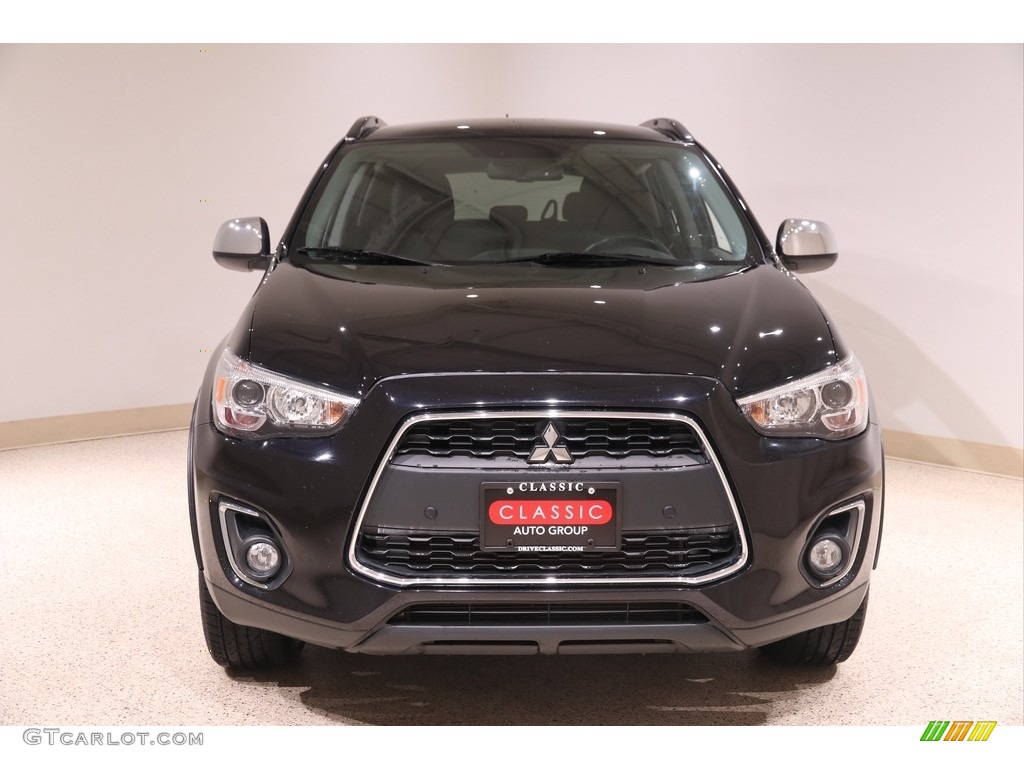 2013 Outlander Sport LE AWD - Labrador Black Pearl / Black photo #2