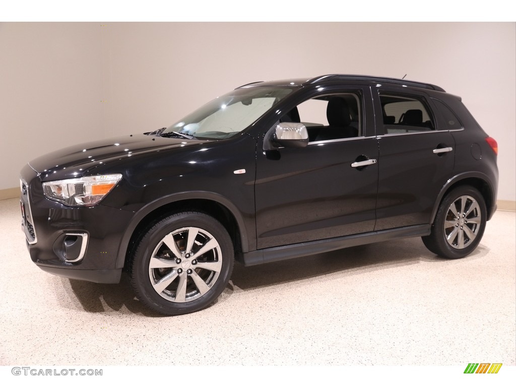 Labrador Black Pearl 2013 Mitsubishi Outlander Sport LE AWD Exterior Photo #139112503