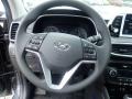 2020 Hyundai Tucson Black Interior Steering Wheel Photo