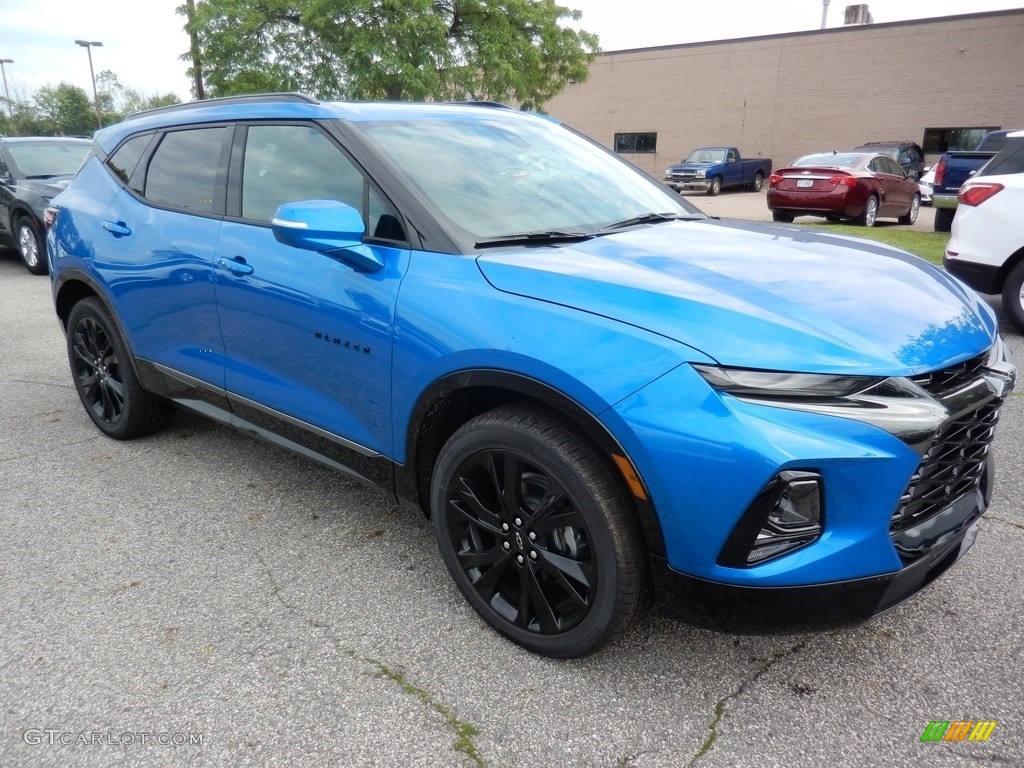 2020 Blazer RS AWD - Bright Blue Metallic / Jet Black photo #3