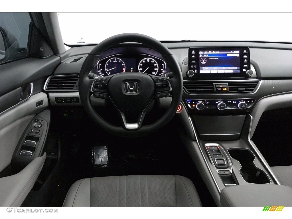 2019 Honda Accord Touring Sedan Gray Dashboard Photo #139116607