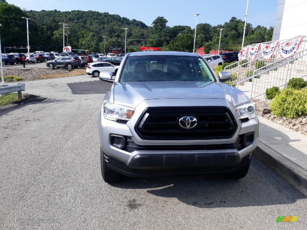 2020 Tacoma SR5 Double Cab 4x4 - Silver Sky Metallic / Cement photo #31