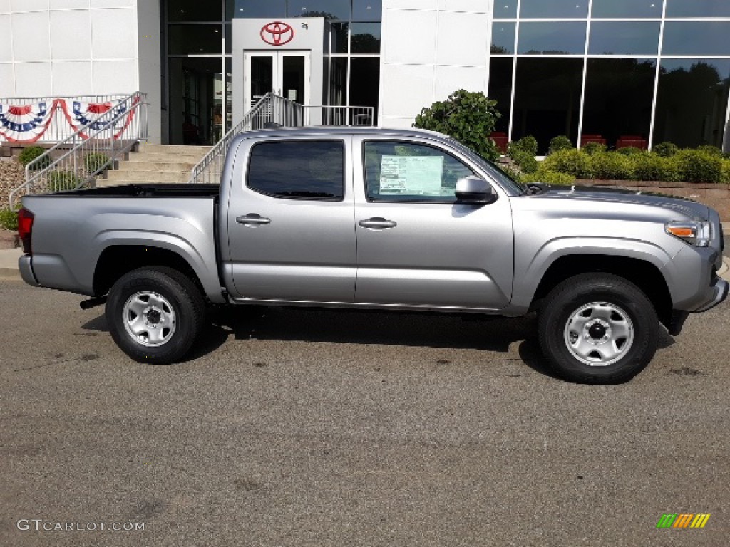 2020 Tacoma SR5 Double Cab 4x4 - Silver Sky Metallic / Cement photo #33